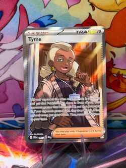 Tyme Supporter Trainer Ultra Rare Card 143/131, Scarlet & Violet Prismatic Evolutions