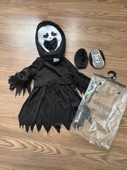 Baby ghost face costume