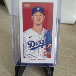 Dodgers  Walker  Buehler  Mini  Card 