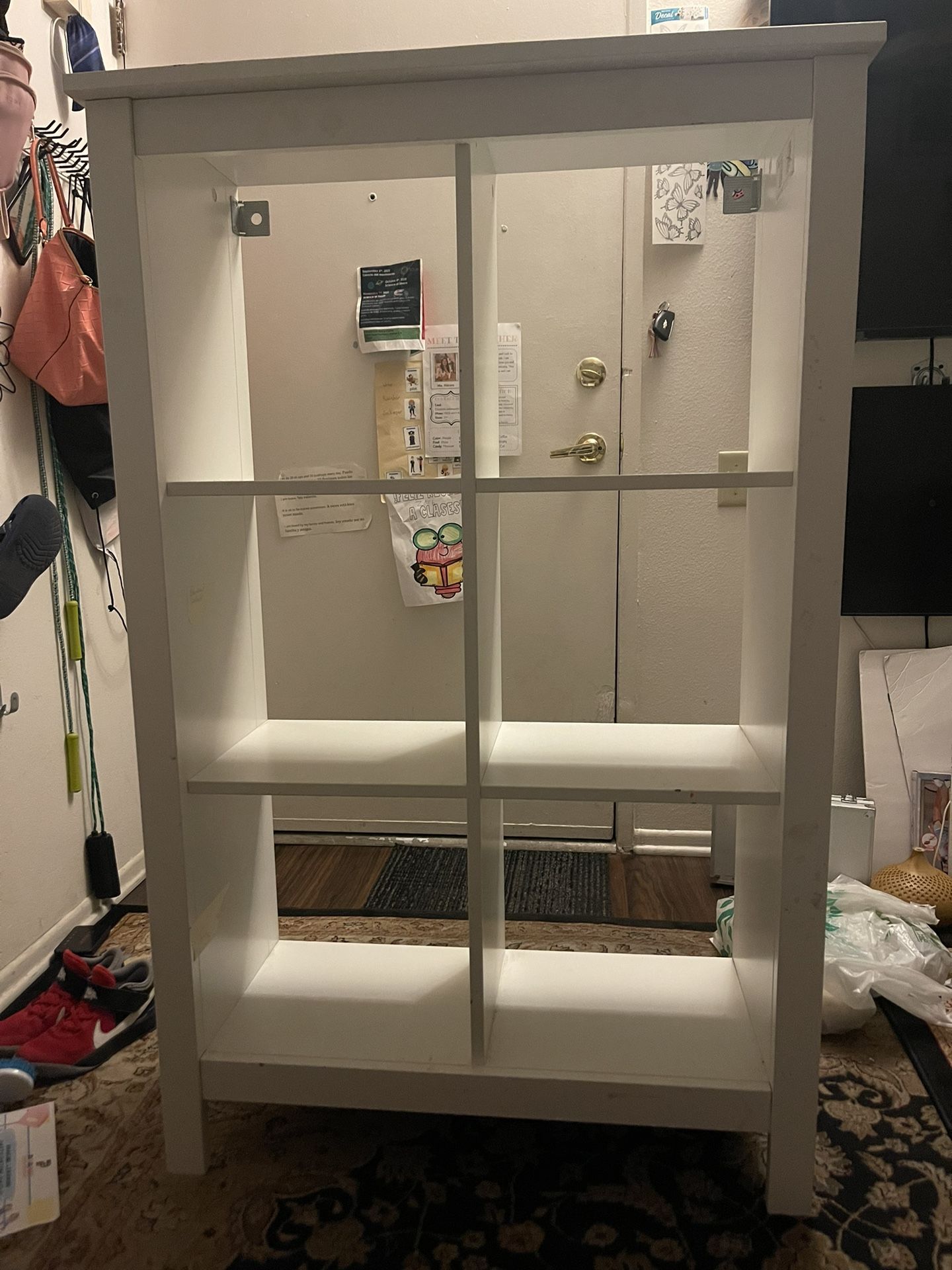 White Cubby Holder Bookshelf IKEA