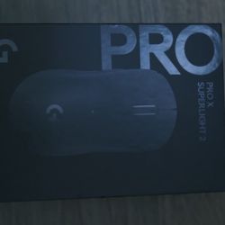 Logitech PRO X SUPERLIGHT 2
LIGHTSPEED Wireless Gaming Mouse