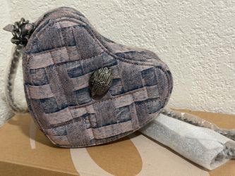 Kurt Geiger denim heart bag