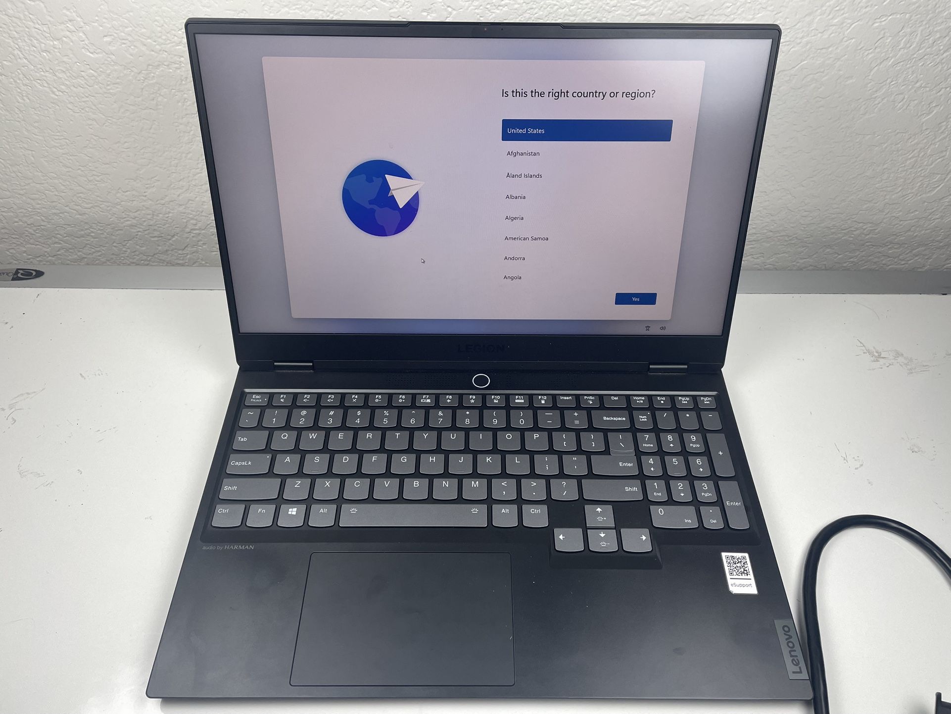 Lenovo Legion S7 15ACH6 15.6" FHD RYZEN 7 5800H RTX 3060 16GB RAM 512GB SSD