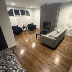 NEWER! 3 Piece living room set Grey/Black