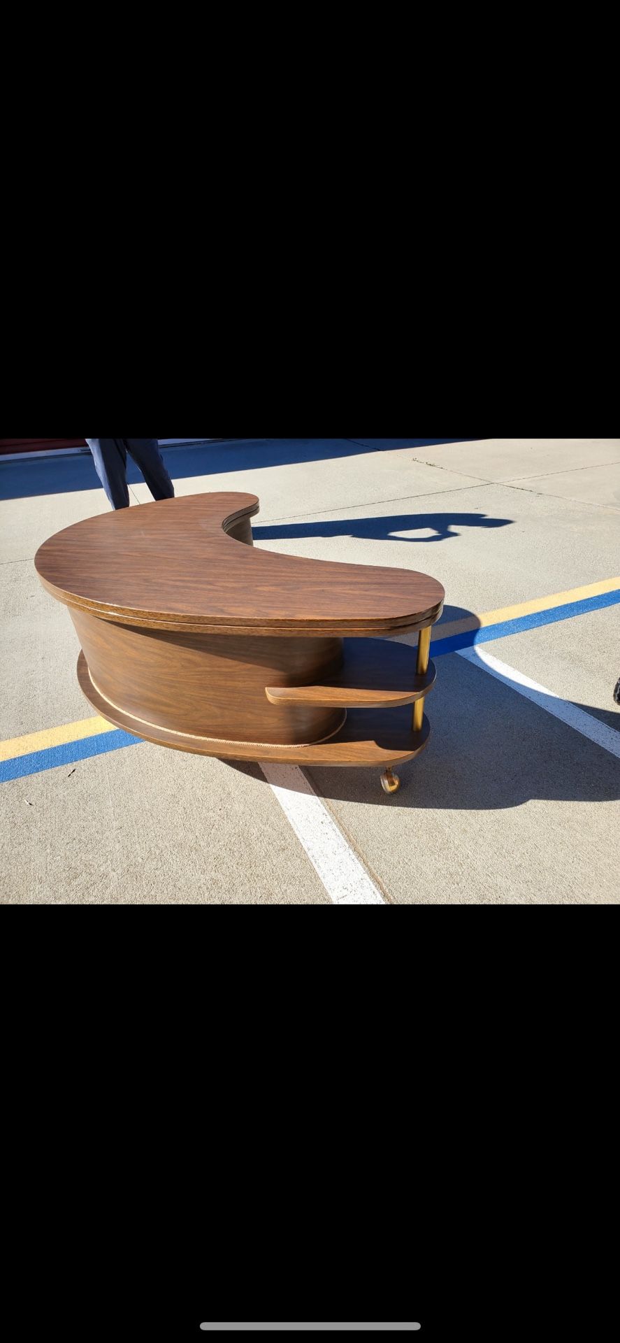 1963 New York Worlds Fair. Boomerang MC Bar Coffee Table Grand Server