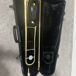Used Yamaha Trombone Version YSL-354 And Free Music Stand