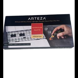 Arteza 48 EMPTY HALF PANS /Sturdy/Lightweight Reusable 