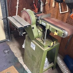 Central machinery 6in belt 9in disc sander