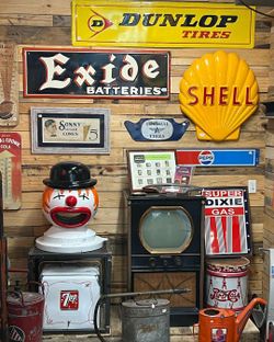 1950's Carnival Clown Game 26" Tall,  Paint Restored 