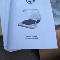 New in Box Electro Brand USB Turntable