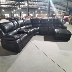 Reclining Sectional In Stock For Immediate Delivery 