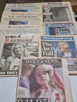 Collection of Original 9/11 Newspapers