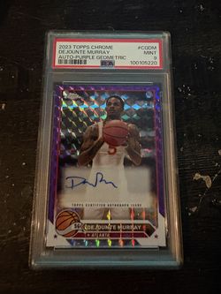 2023 dejountae murray psa 9 autograph