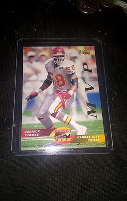 Derek Thomas chiefs football card