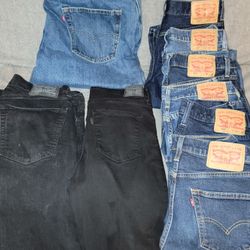 Mens Levis Jean's All In Excellent Condition $20 Each Firm 