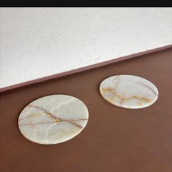 Onyx Round Decorative Trivet Stone Top