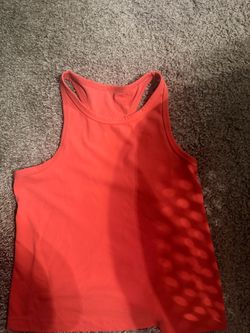 Small/ medium lululemon Coral Pink Racerback Athletic Tank Top
