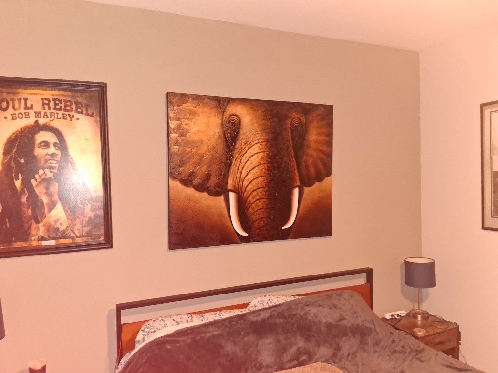 Large Elephant Wall Art