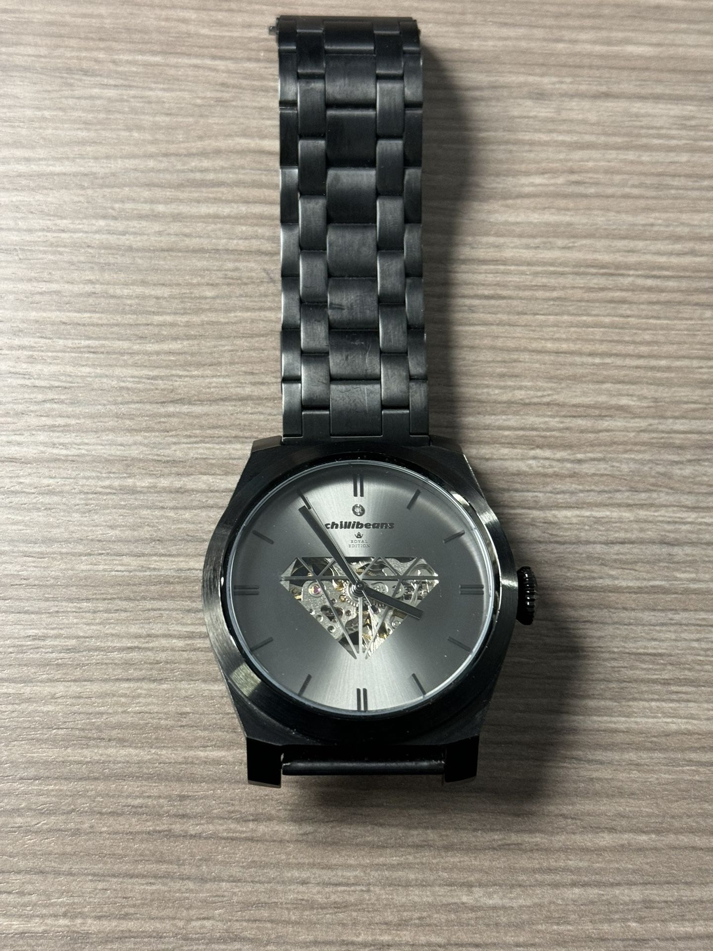 Men’s Chilli Beans Royal Edition Black Diamond Watch