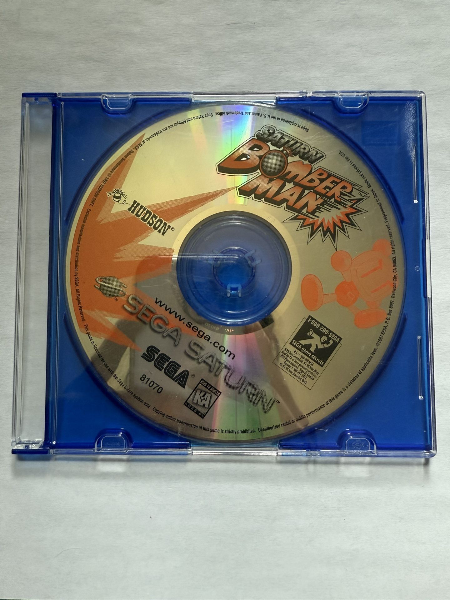 Saturn Bomberman - Sega Saturn Tested Authentic SELL/TRADE 