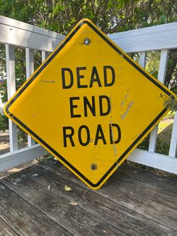 Dead End Sign - mancave/bar/ garage