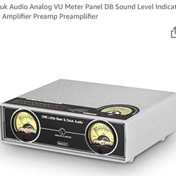 Douk Audio Analog VU Meter Panel DB Sound Level Indicator for Amplifier Preamp Preamplifier