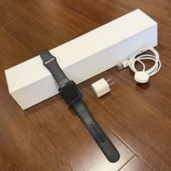 Apple Watch Series 2 with Space Gray Aluminum and Black Band