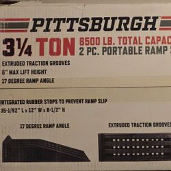 2pc Portable Car Ramp Set