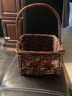 Teacher’s Wooden Basket 