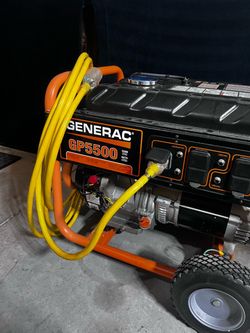 GENERAC - GP5500 Gas-Powered Portable Generator With 25ft 30A Inverter Cord