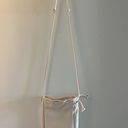 Crossbody PU Leather Purse (Ivory)
