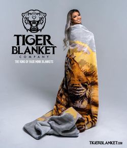 4 Blanket Bundle – 2 King Size Mink Tiger Blankets + 2 Queen Blankets