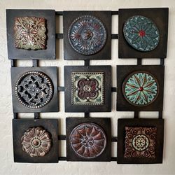New - Decorative Architectural Steel Wall Art