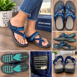 Skechers Women's Sandals Navy Size 9.5