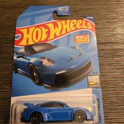 Hot Wheels Blue Porsche 911 GT3