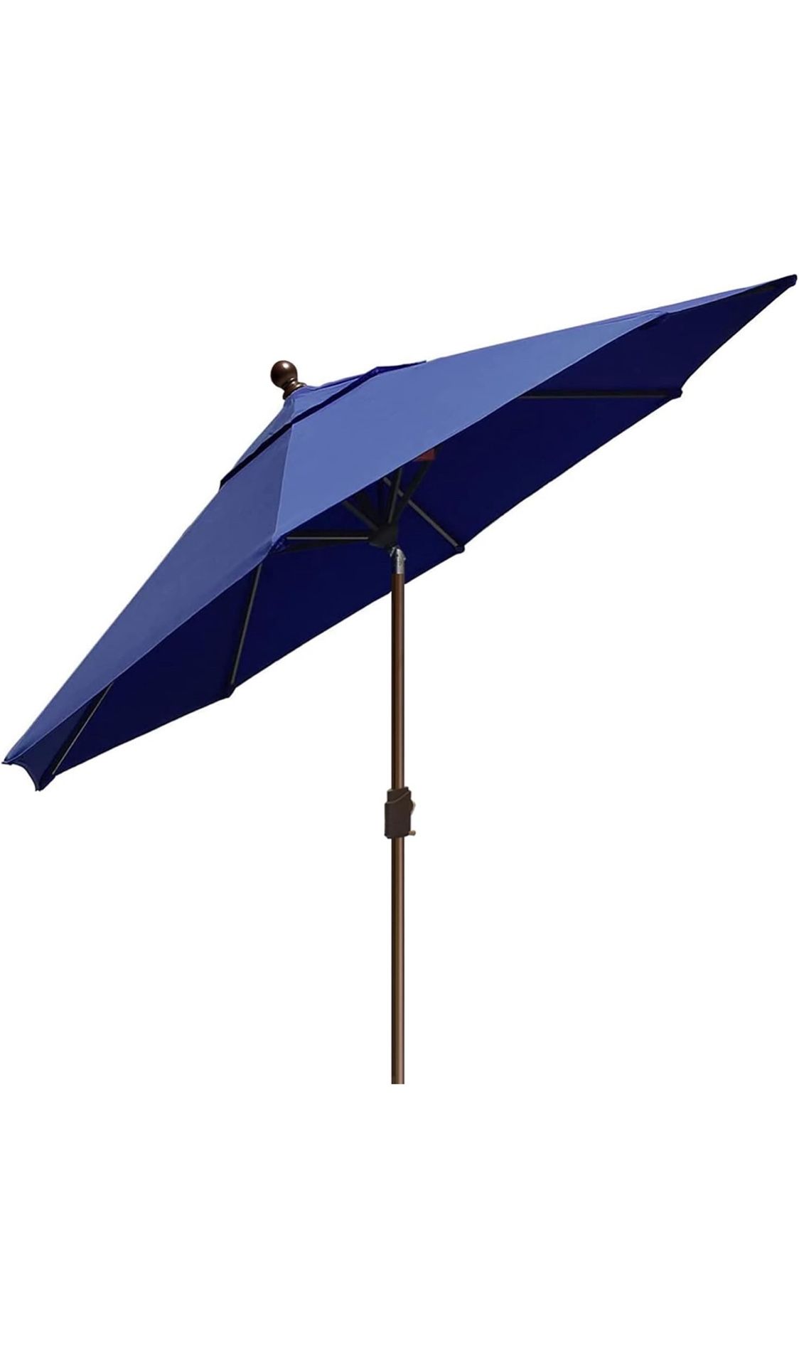 EliteShade USA 9Ft Market Umbrella Patio Umbrella Outdoor Table Umbrella with Ventilation, Navy Blue