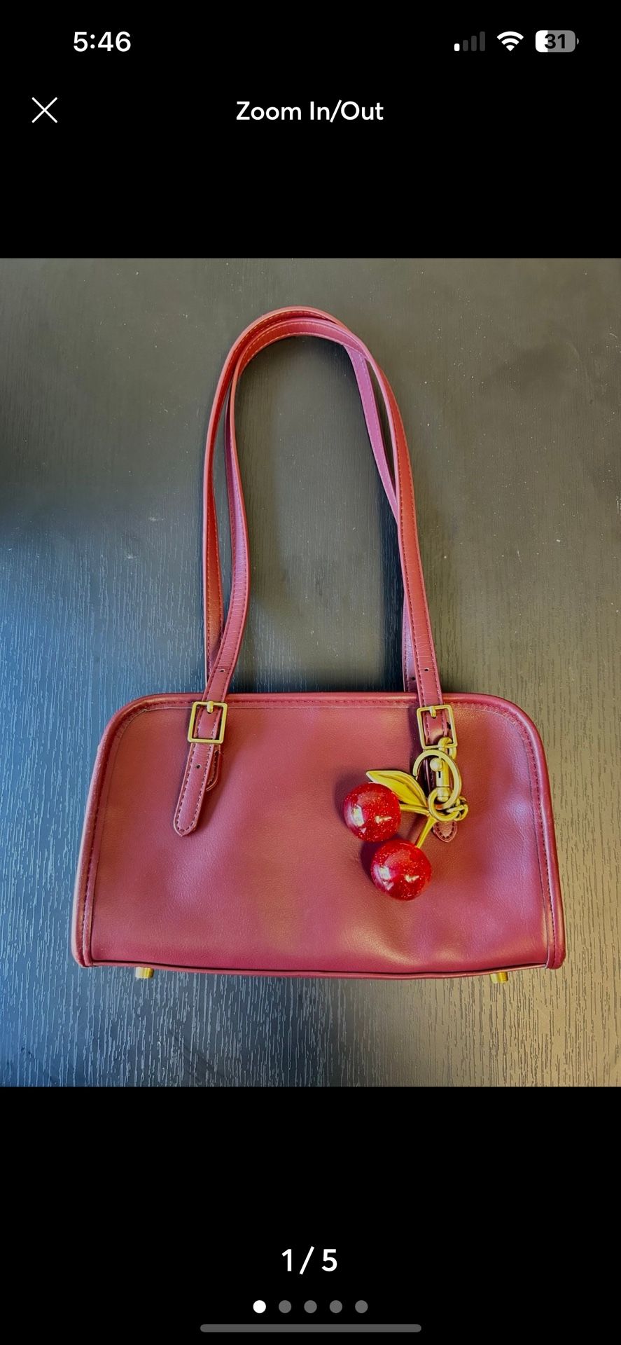 Cherry Red Purse