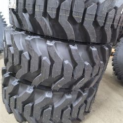 New Set Extra Deep Tread 10x16.5 Bobcat Tractor Tires Skid 10.16.5