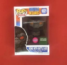 Funko Pop Godzilla vs Kong Kong Battle Axe Flocked Barnes & Noble Exclusive 1021.