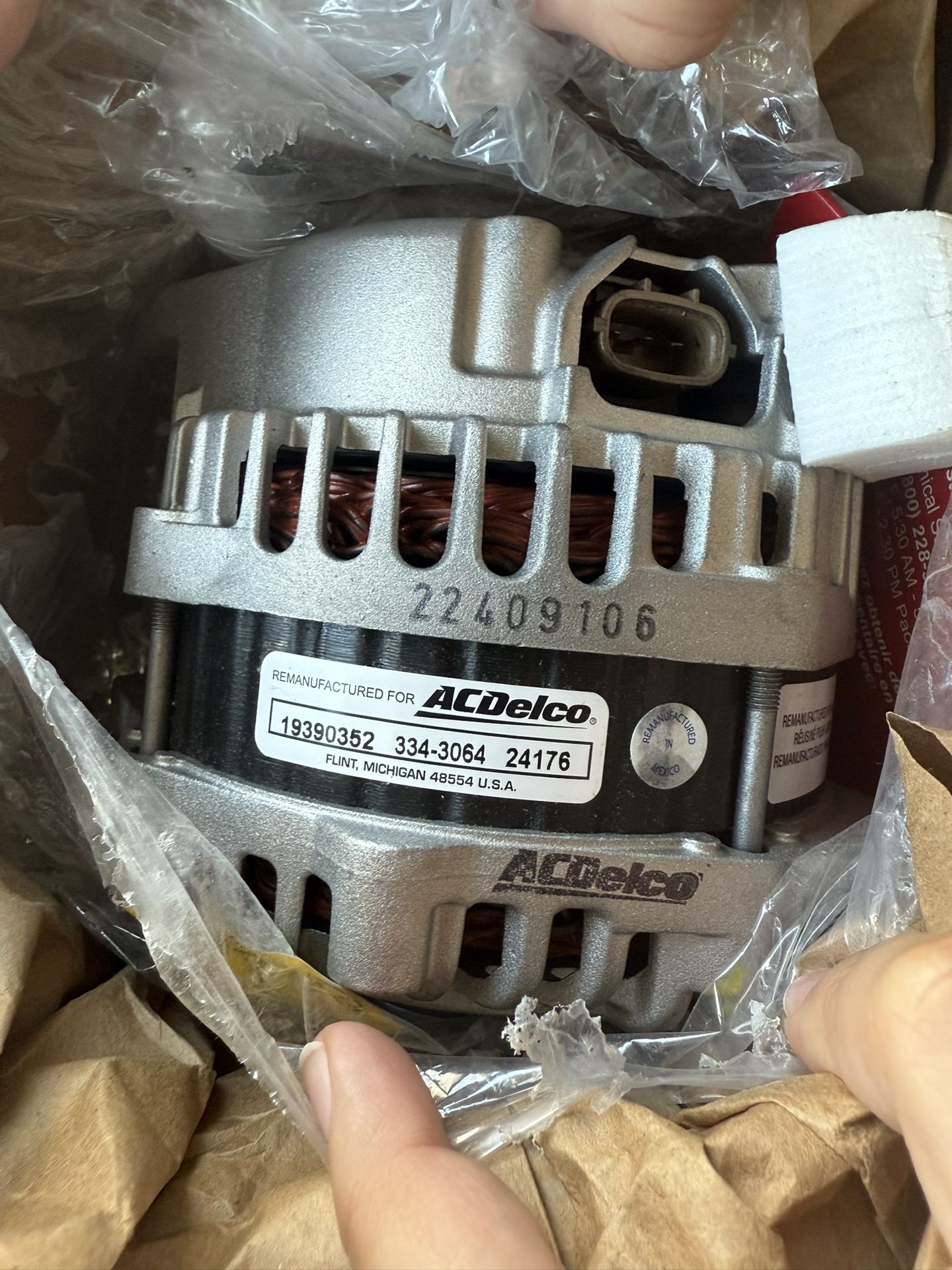 Alternator (contact info removed) (acdelco)