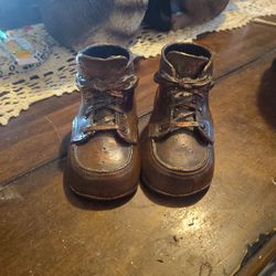Antique Authentic Bronze Dipped Baby Shoes