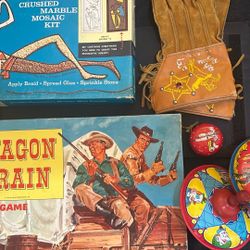Collection Of Vintage Games And Toys From The 60S