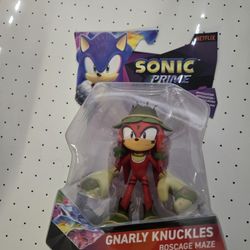Sonic Prime Gnarly Knuckes Action Figure Toy