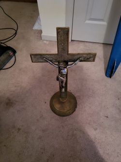 Ww2 Bronze And Silver Statue