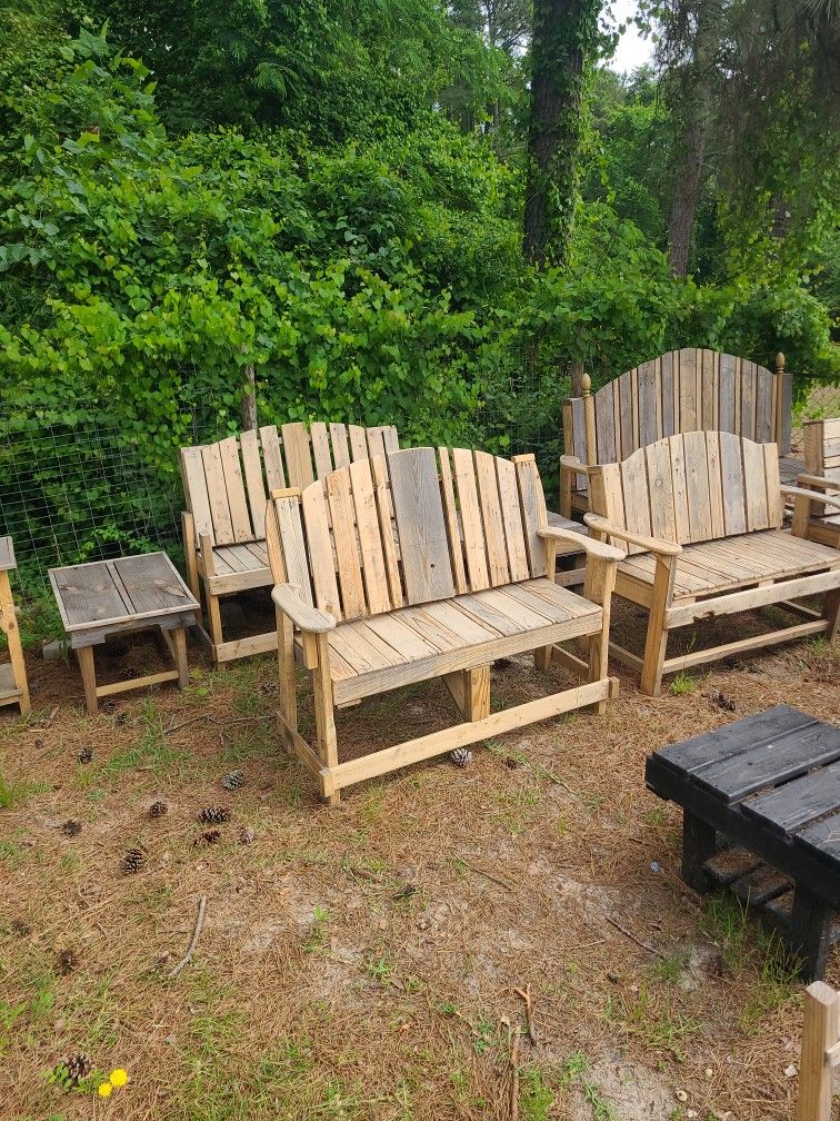 Unfinished Lawn pallet Lawn Chairs 