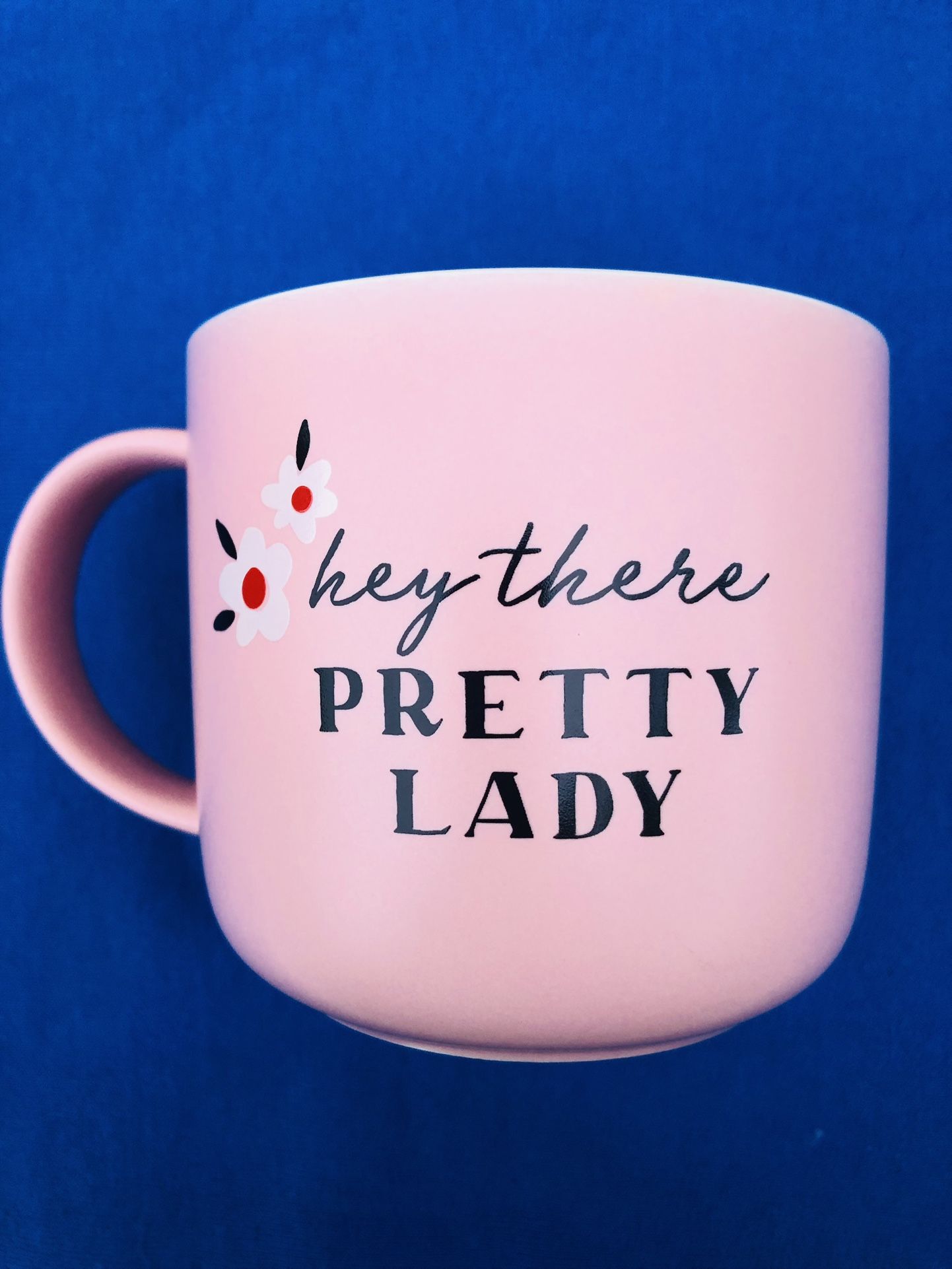 Parker Lane Hey There Pretty Lady Pink Mug Coffee Tea Cup Mother's Day