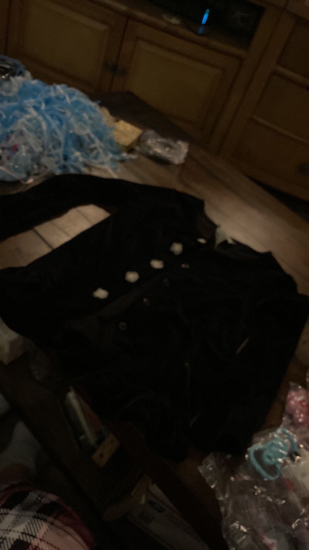 Black Velvet Buttoned Up medium 56