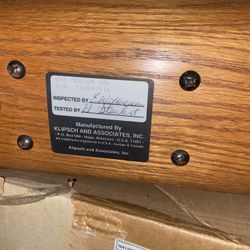 Klipsch Kv2 Center Speaker