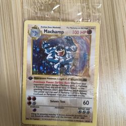 Pokémon - Machamp, 1st Edition, Shadowless, Sealed