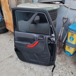 2013 JEEP WRANGLER DRIVER DOOR BLACK